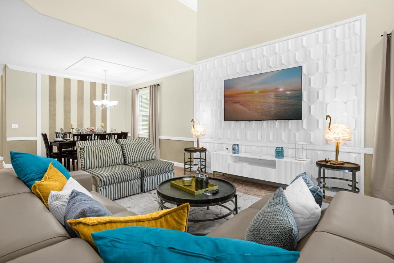 Light Yellow Home Lift Your Mood Near Disney 5Beds Кисими Екстериор снимка